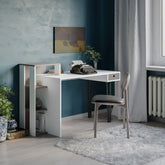 Loyd Study Desk With Drawer And Bookshelves Width 141cm - Decortie